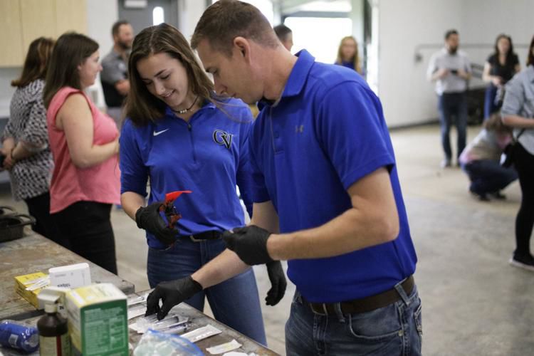 August 16, 2019: Okaw Valley High School shows agriculture complex during open house